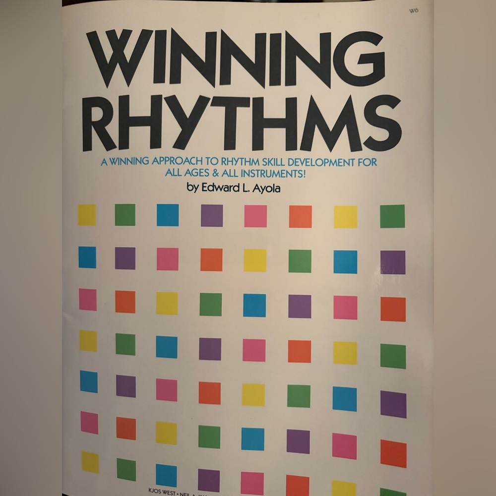Winning Rhythms Book by Edward L. Ayola - new